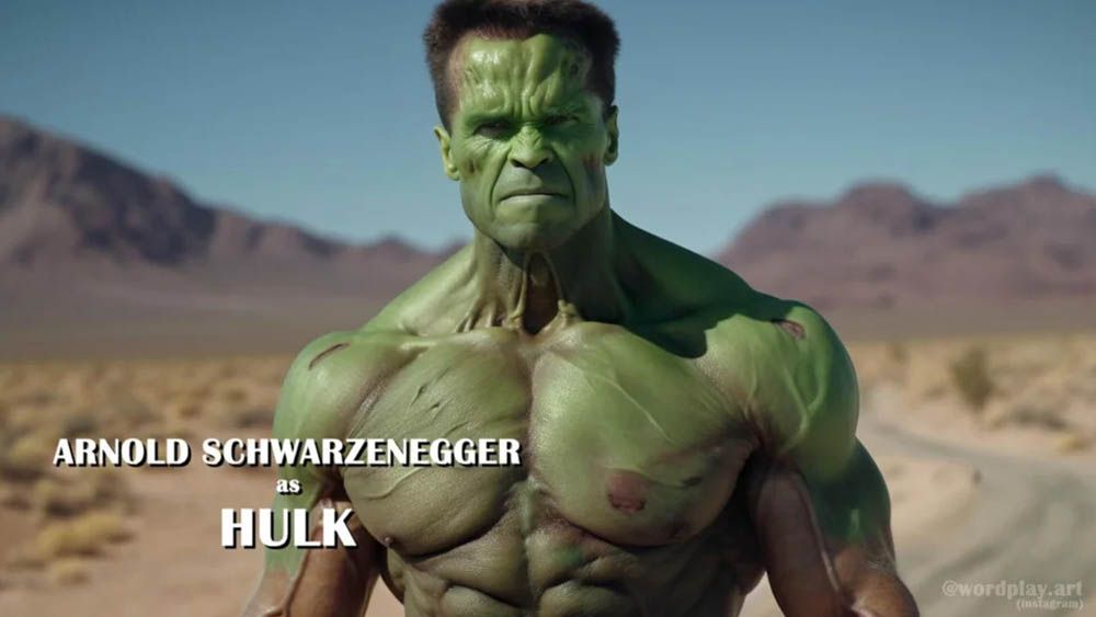 AI-generated scenes from the Avengers with 90s actors