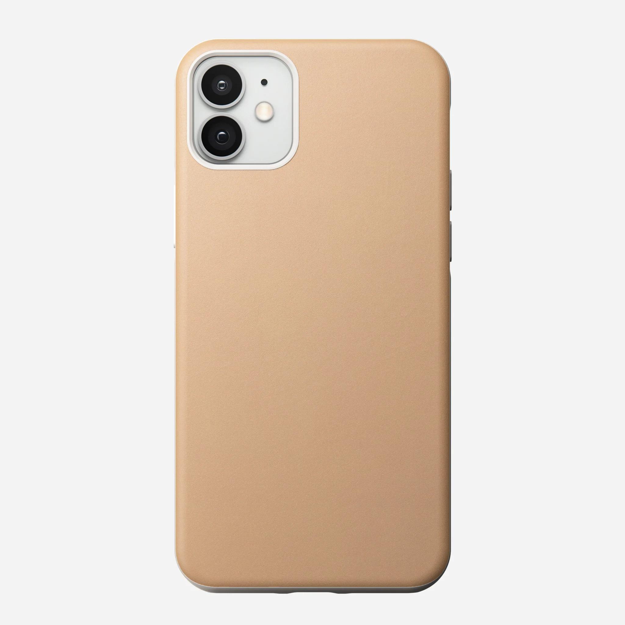 Nomad Rugged Leather Case Iphone 12 Natural