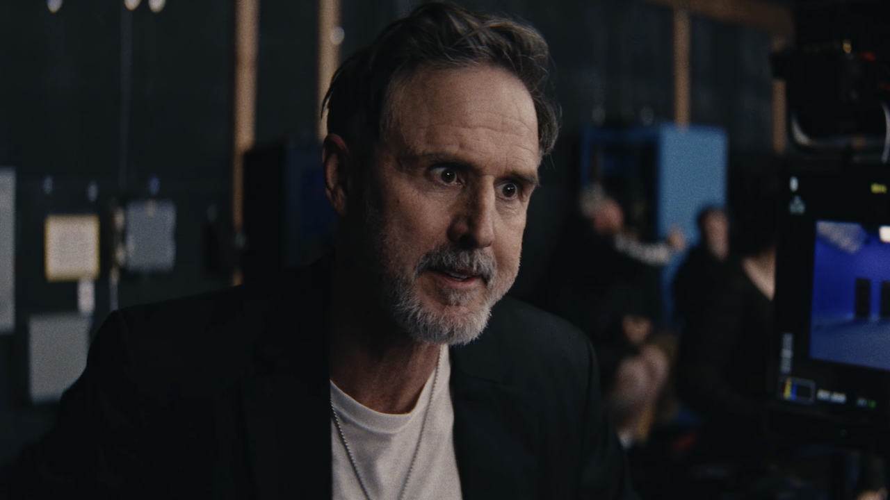 David Arquette cameo as director of Ice Nine Kills "Twisting the Knife" music video