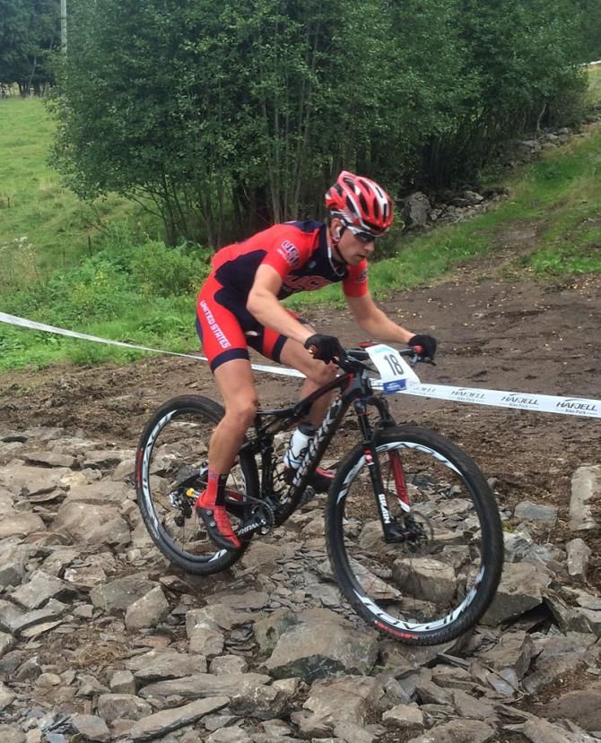 An American rider dials in his lines