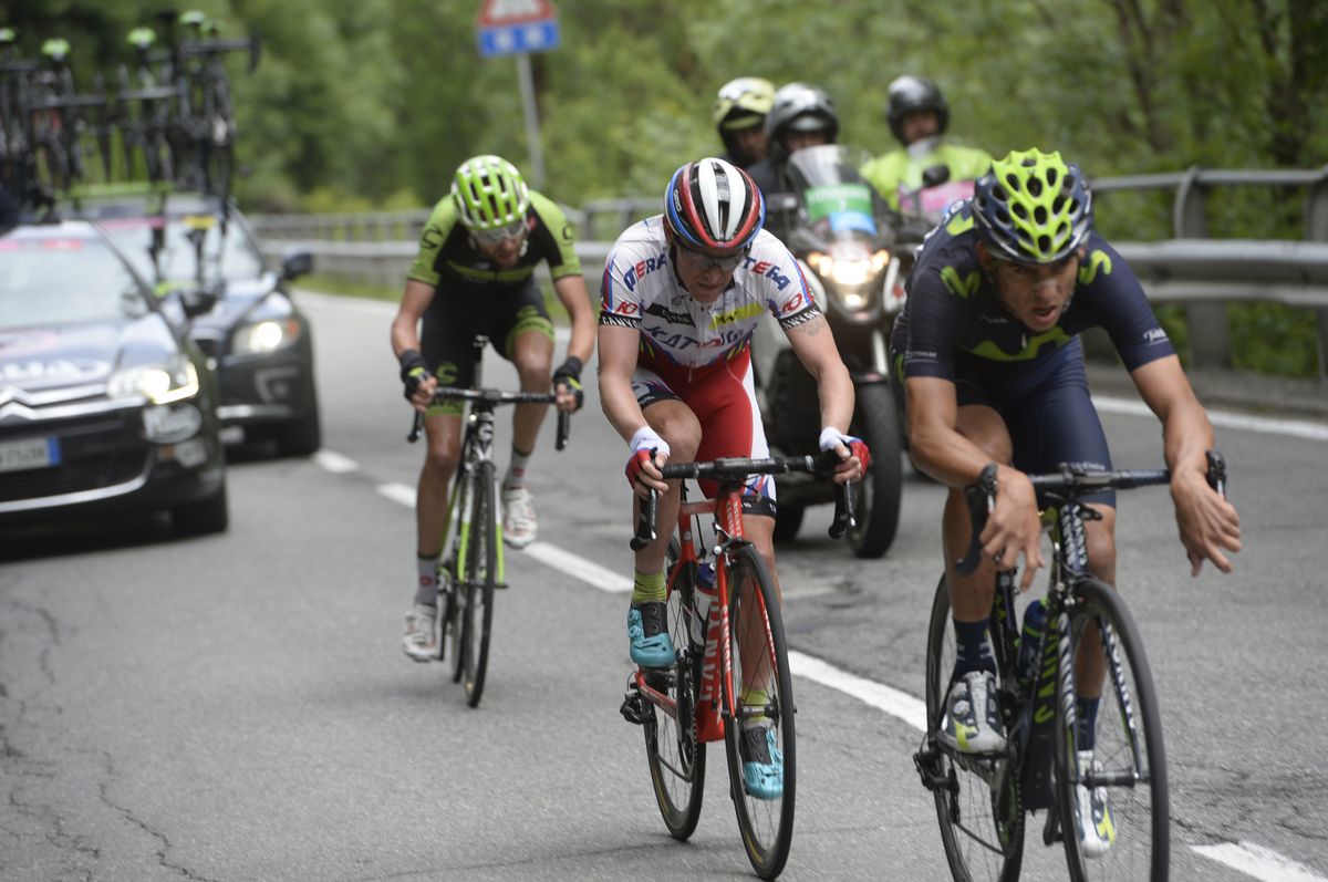 Andrey Amador leads the chase