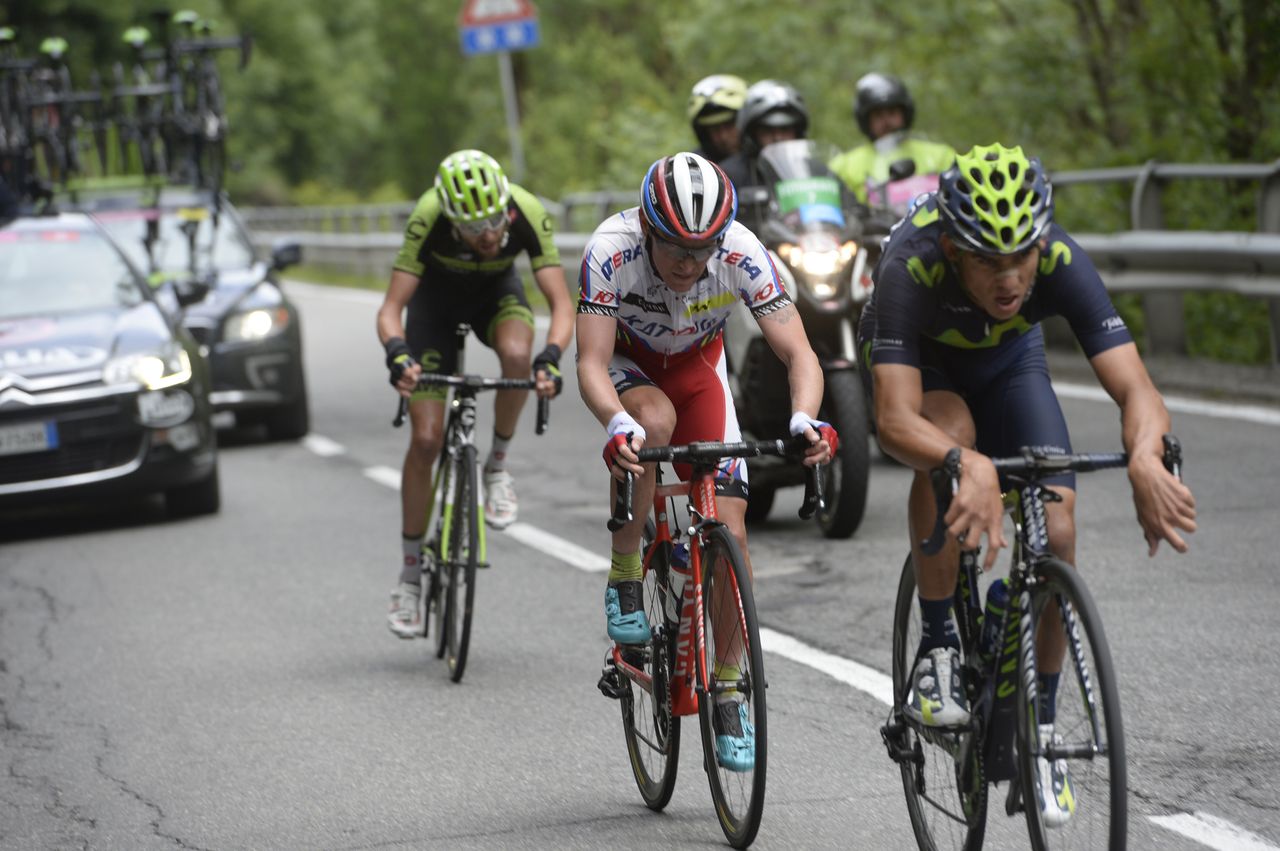 Andrey Amador leads the chase