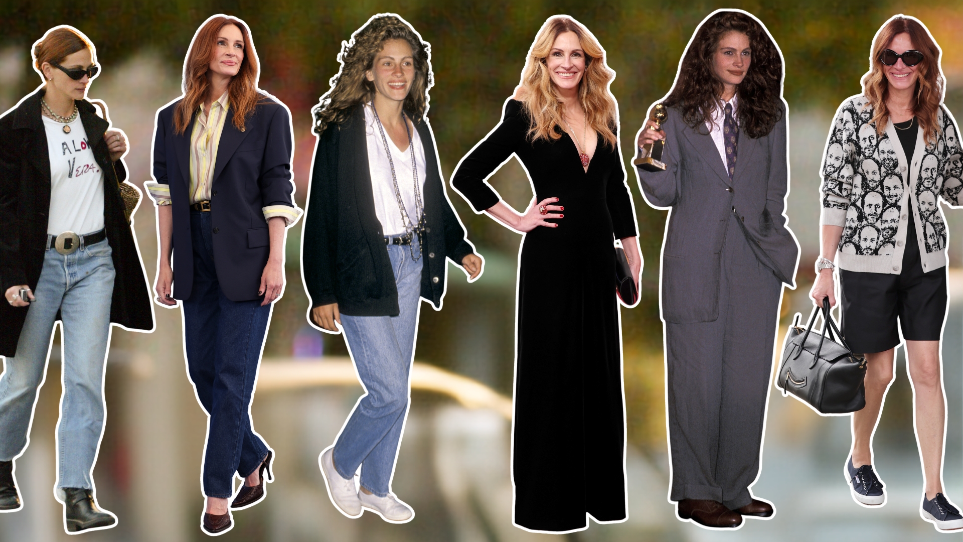 An image of Julia Roberts most iconic outifts