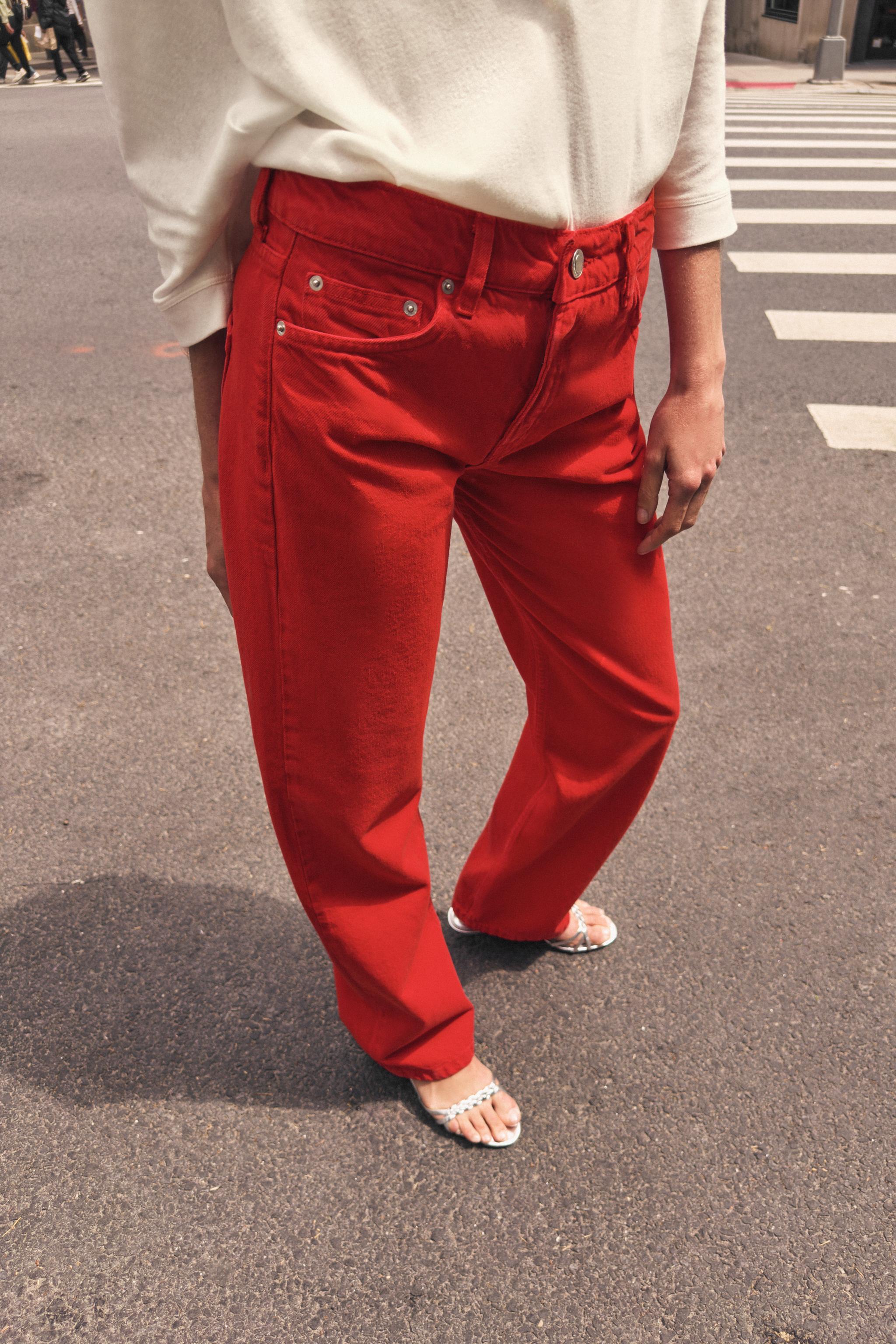 Zw Collection Mid-Waist Straight Jeans