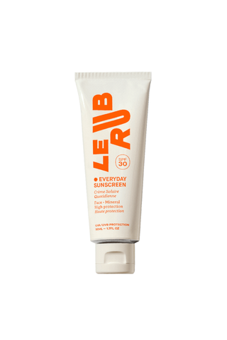 Le Rub sunscreen on a white background