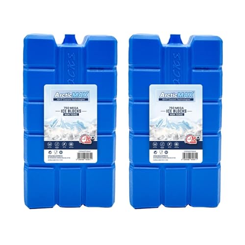Schone Mega Ice Blocks 750ml X2&amp;ndash; Coolant That Simply Stays Frozen for Longer &amp;ndash; 16+ Hrs Chilled - Beverages Done Right for Longer - the Big Daddy in Ice Blocks