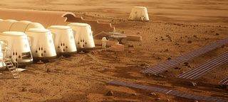 Mars receives between 500-700 Watts of solar energy per square meter in daylight.