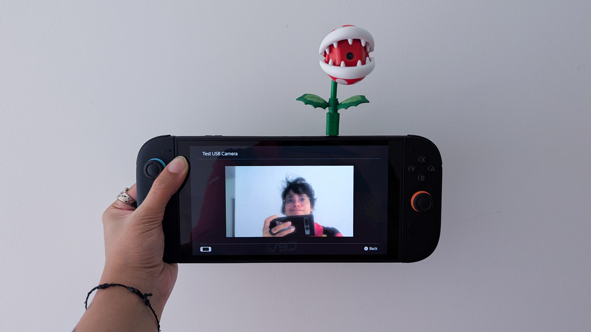 A Hori Piranha Plant Cam for Nintendo Switch 2