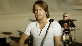 Keith Urban in the music video for "For You".