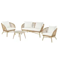 Gardenline Rope Effect Furniture Set, £399.99 | Aldi