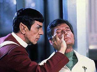 Spock transfers his