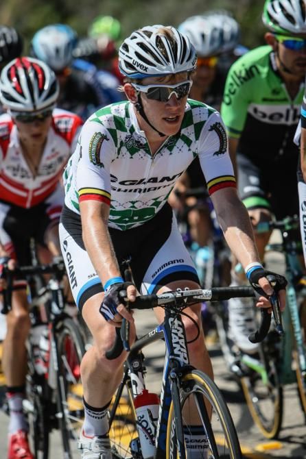 Lawson Craddock (Giant-Shimano) gets to spend another day in the best young rider jersey