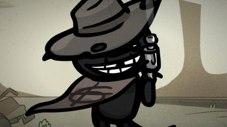 The cowboy cat from the desert in Mewgenics