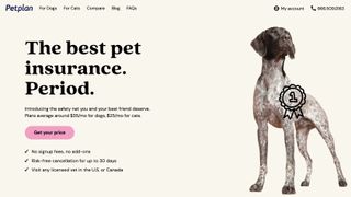 Petplan pet insurance website