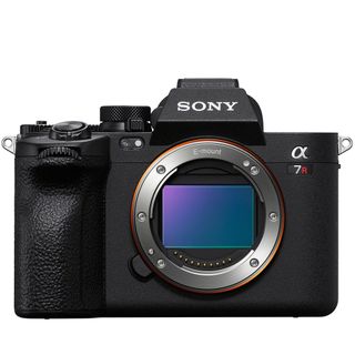 Stock image of a Sony digital camera on a white background