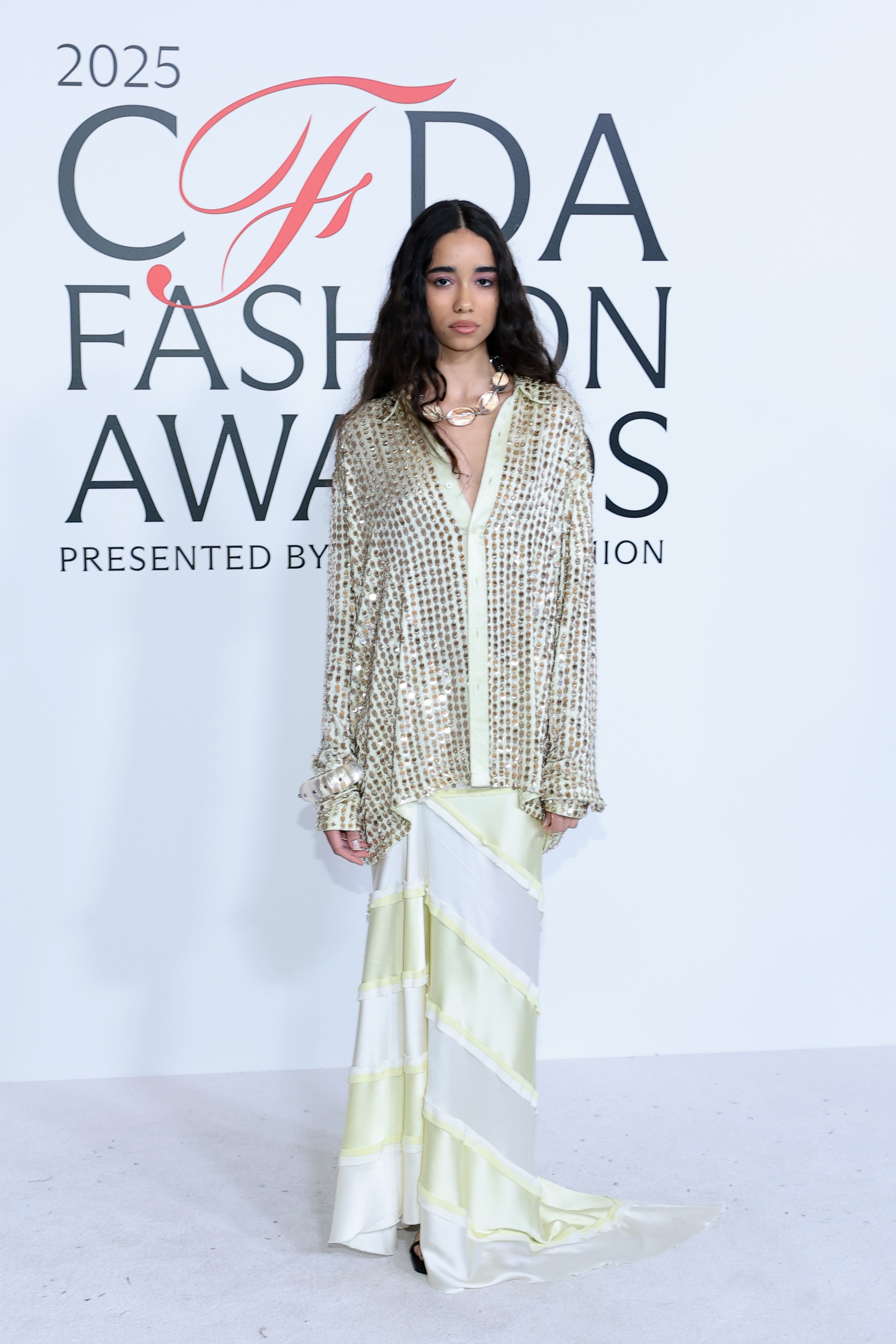Sateen Besson attends the 2025 CFDA Awards at The American Museum of Natural History