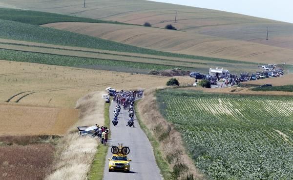 The open, often exposed countryside of northern France