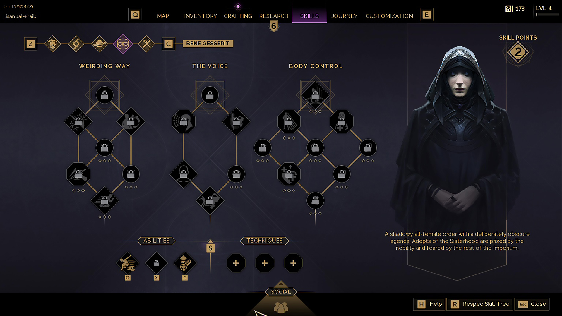 Dune Awakening skills