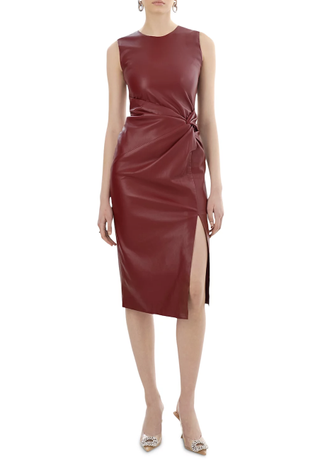 LAMARQUE Brett Faux Leather Dress