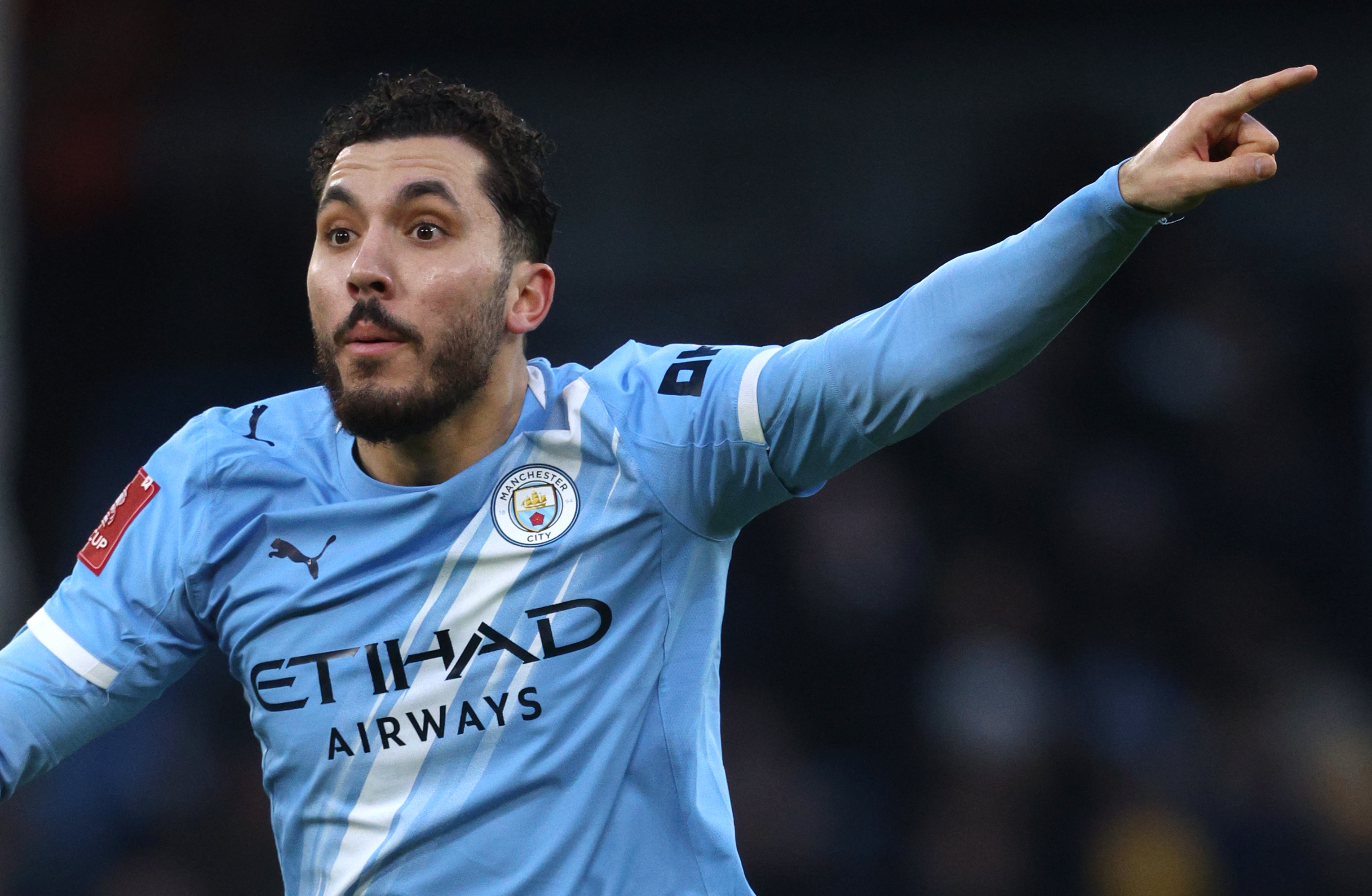 Manchester City forward Rayan Cherki