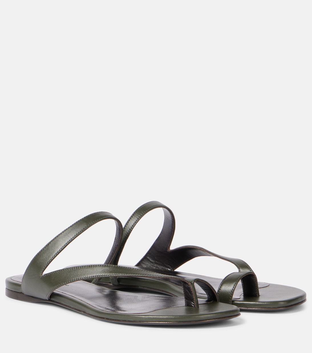 Aimee Leather Slides