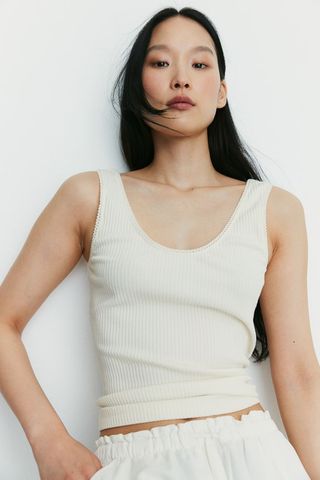 Ribbed Vest Top