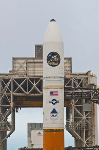Delta 4 Rocket with NROL-25 Satellite, Upper Detail