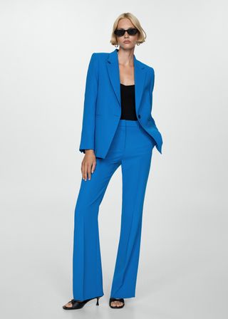 Straight-Fit Suit Jacket - Women | Mango Usa