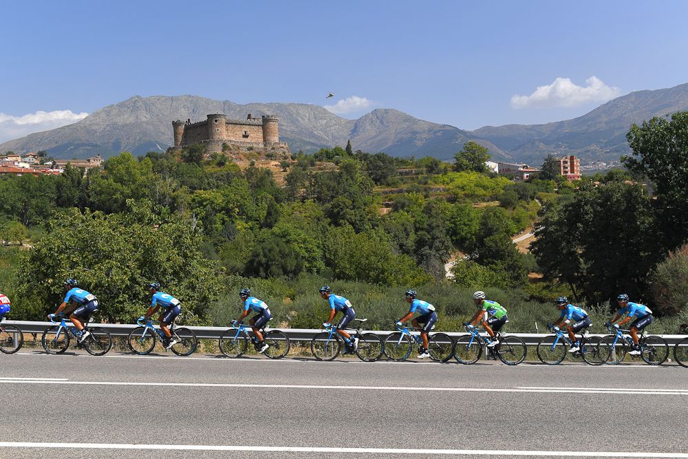 Scenery long the route of stage 9 at the Vuelta