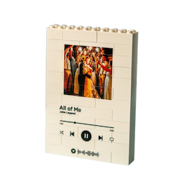 Personalised LEGO music photo block puzzle, Menkind