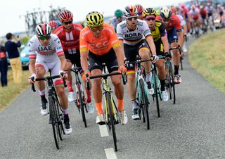 Greg van Avermaet on the front during stage 12 at the Tour de France
