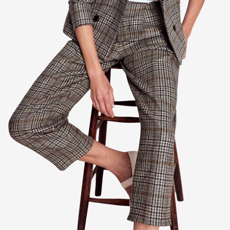 Image of checked trousers