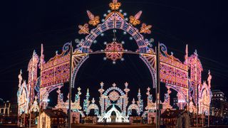 Lights at Moscow Winter Festival