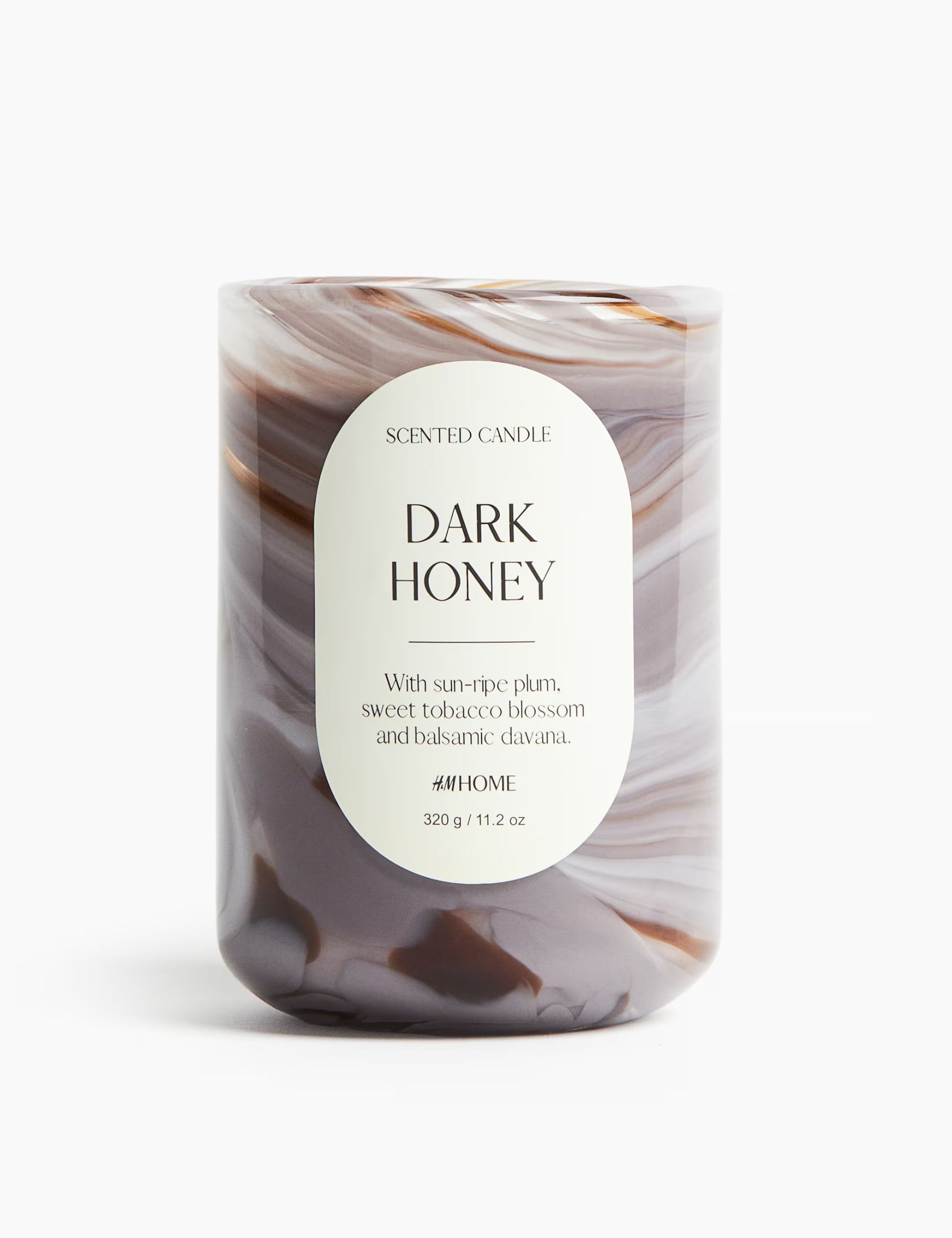 Dark honey candle