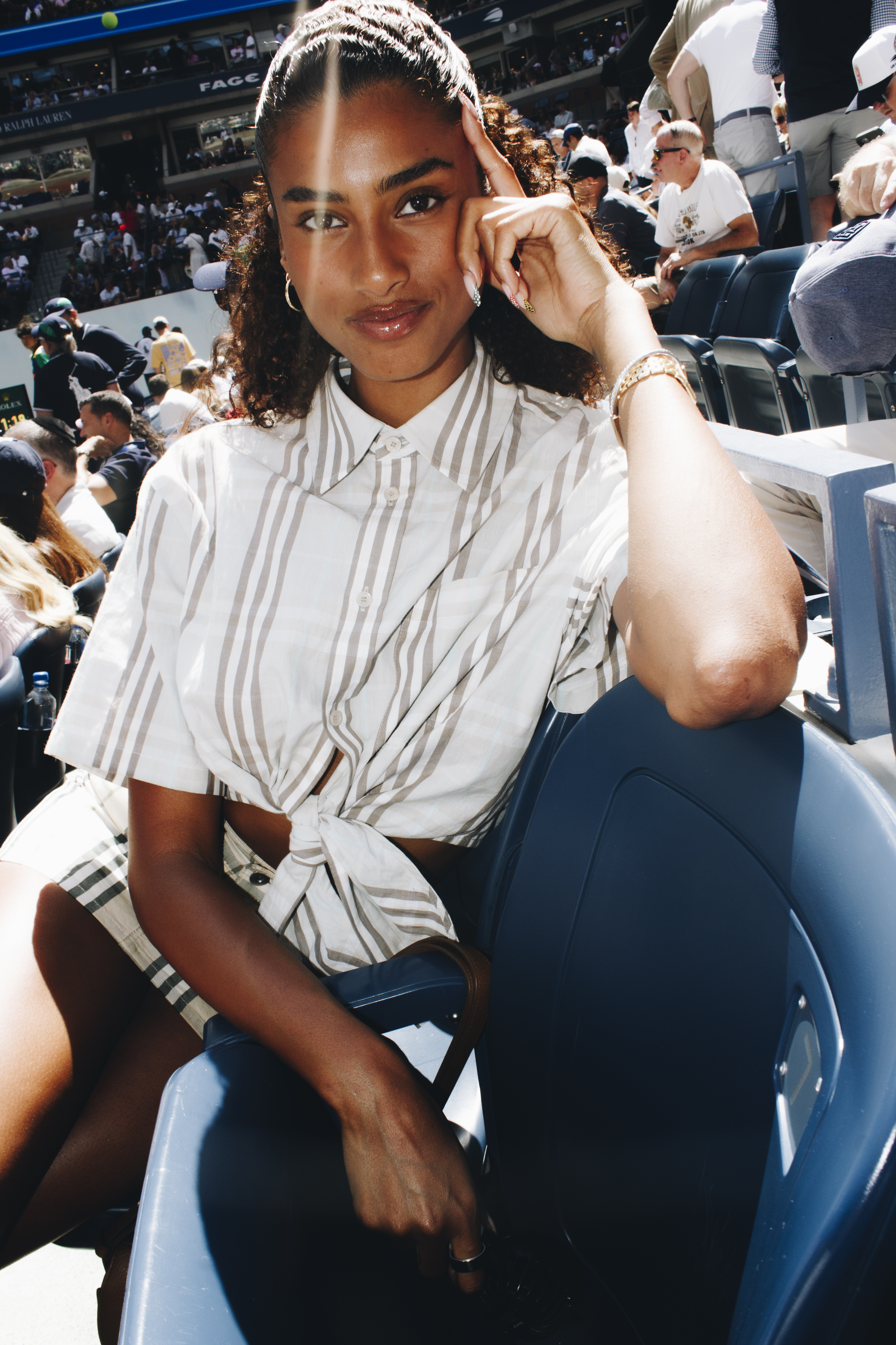 Imaan Hammam attended the 2025 US Open