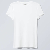 Weekday, Close Fitted Rib T-Shirt