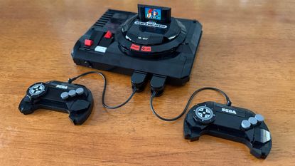 The Lego Sega Genesis Console #40926 with both controllers