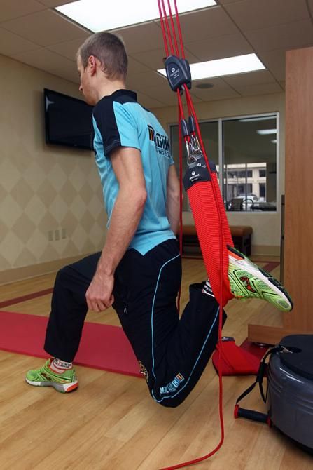 Indoor training for Kevin Pauwels.