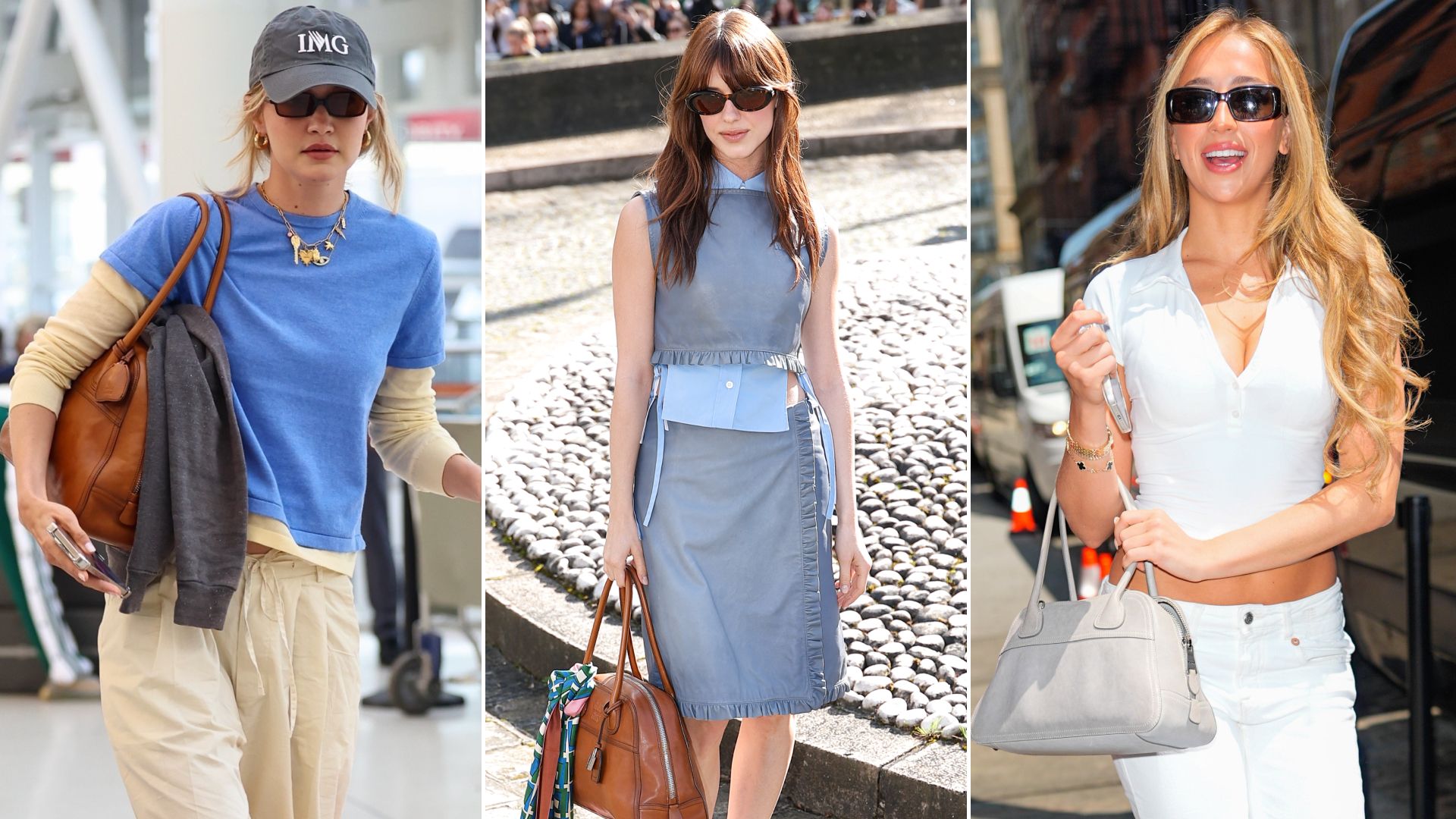 Miu Miu's Vivant Bag Makes Celebrities Pro-Bowlers at Styling This Nostalgic Trend
