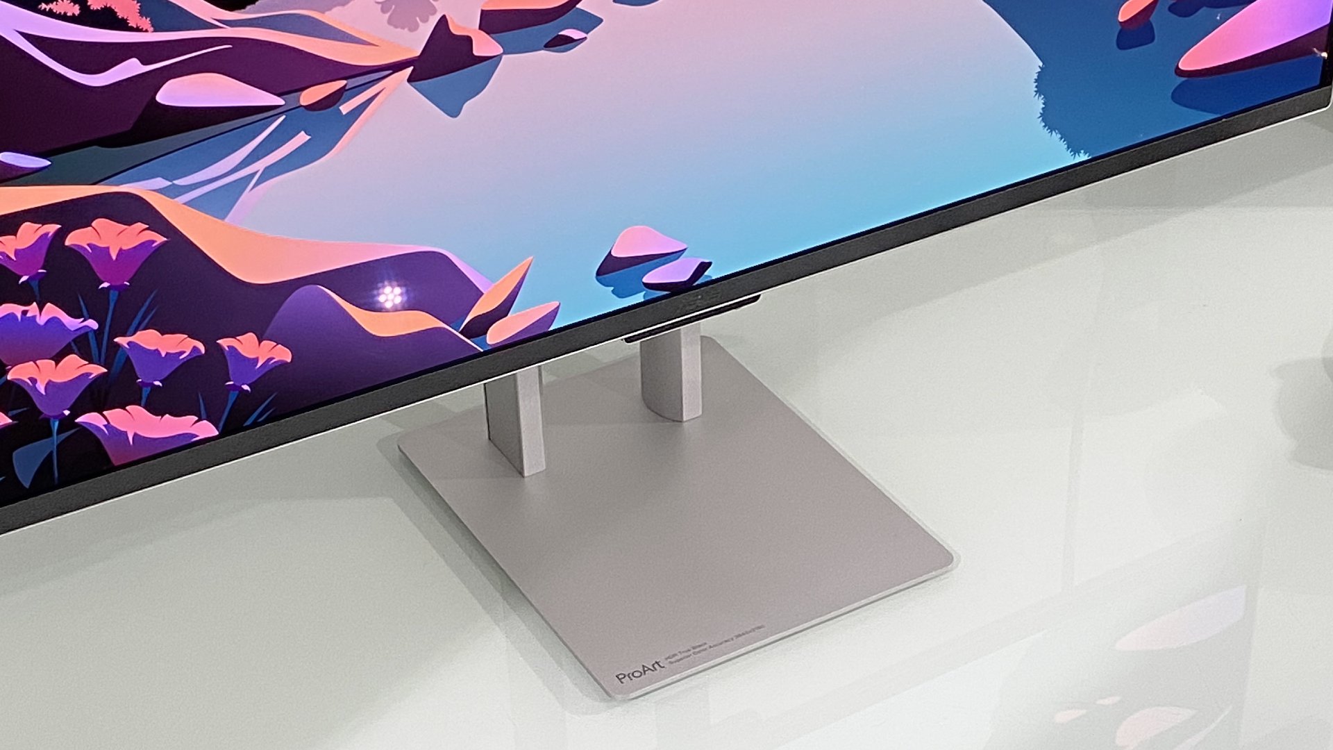 Asus ProArt PA32UCDM 4K OLED monitor during our review