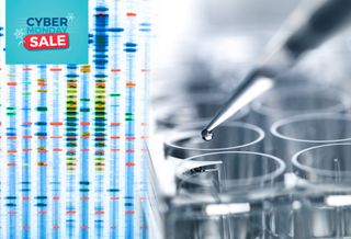 A dog dna test being performed in a lab