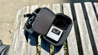 Godox Magic XT1 microphone in a soft carry case