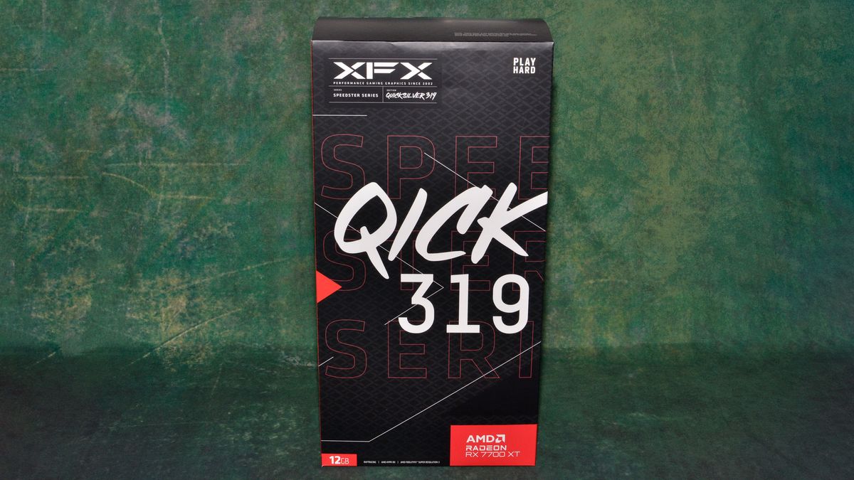 XFX AMD Radeon RX 7700 XT card photos