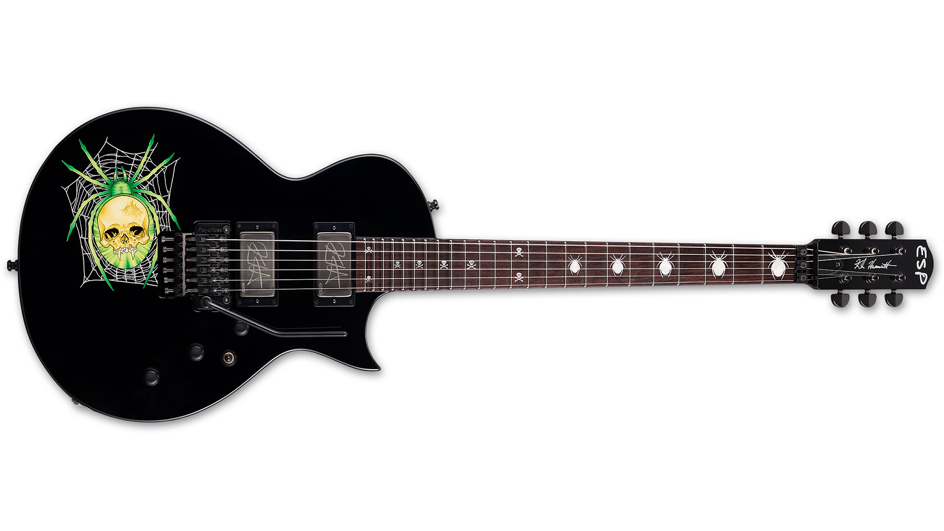 ESP Announces New Kirk Hammett 30th Anniversary Signature KH-3 Spider ...