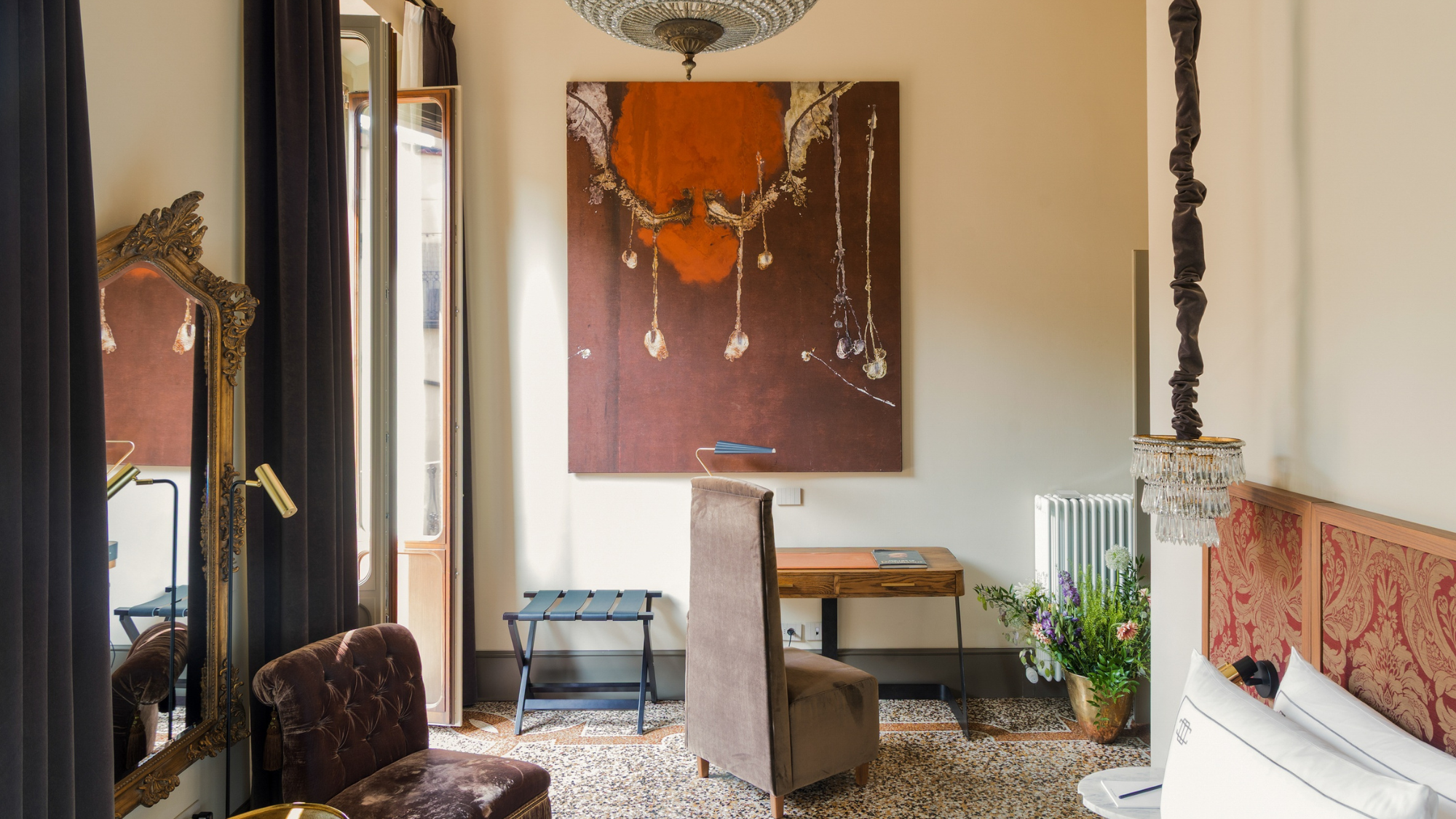 Apartment interior at This Time Tomorrow in Florence