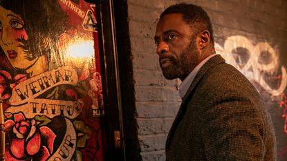 Is Luther based on a book and will there be another movie after Luther: The Fallen Sun? Seen here is Idris Elba as John Luther