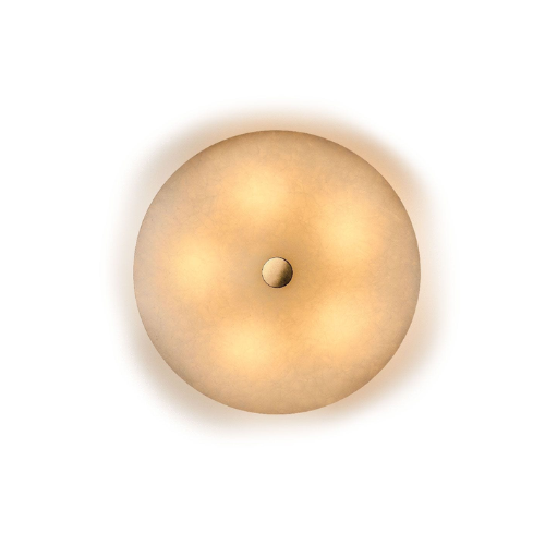 Magma Flush/surface Light Recycled Glass &amp;amp; Brass