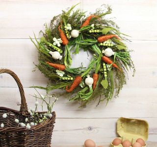 Not on the High Street Easter wreath