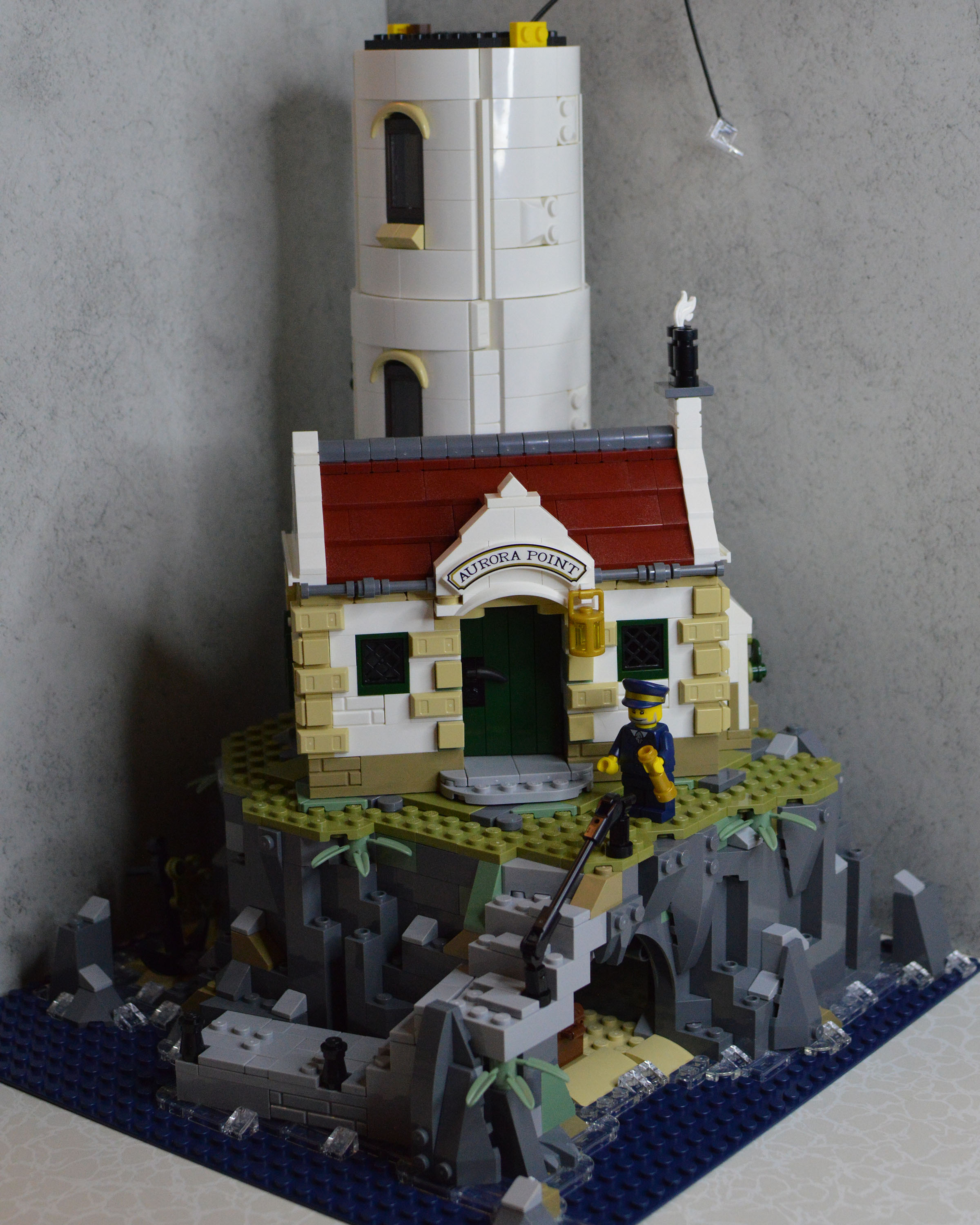 Lego Ideas Motorized Lighthouse