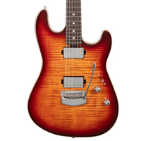Ernie Ball Music Man SabreOkoume w/ Flame Maple Top | Roasted Maple | Roasted Maple | 22-frets | HH